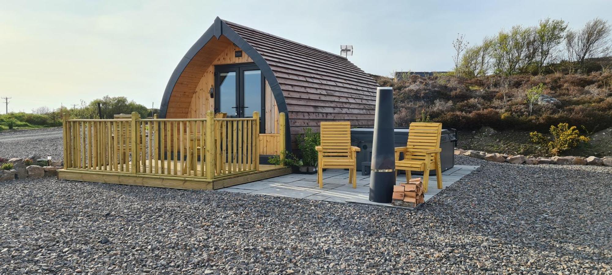 Apartmán Loch Ewe Luxury Pods Mellon Charles Exteriér fotografie